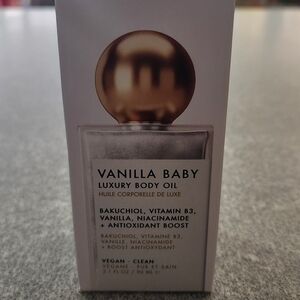 Vanilla Bay Luxury Body Oil - Gold and Silver